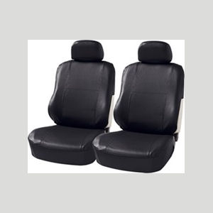 ボンフォーム　グランドレザーシートカバーフロント　２枚　ブラック