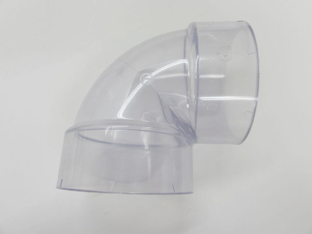 ＶＵ透明継手９０度エルボＶＵＤＬ－透明１００