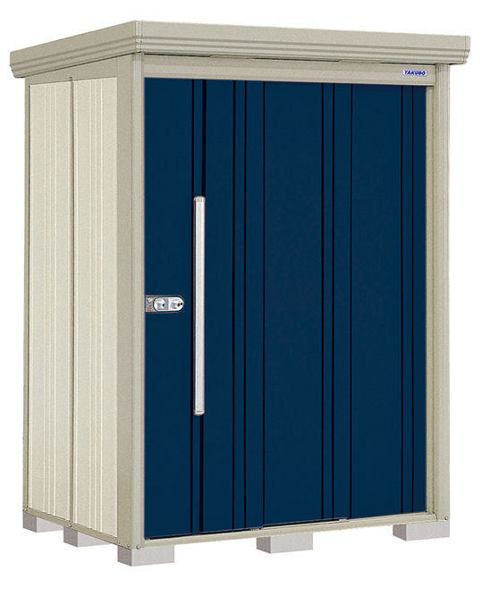 タクボ物置　Ｍｒ．ストックマン　ダンディ　間口１５０×奥行１２２ｃｍ　背面棚タイプ　一般型・結露減少屋根　ディープブルー　ＮＤ－Ｚ１５１２Ｄ