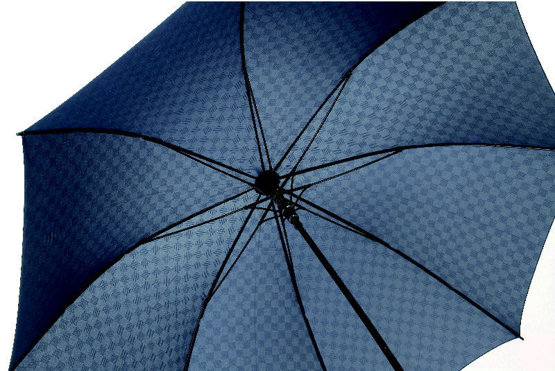 軽くて持ちやすい大判傘　６８ｃｍ　ネイビー市松