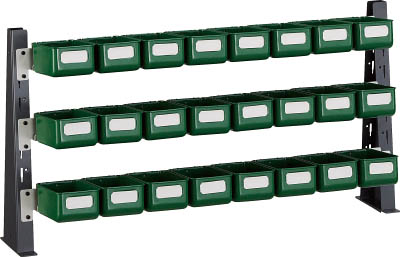 TRUSCO UPR型ライトビンラック卓上用 K-10HX24個_