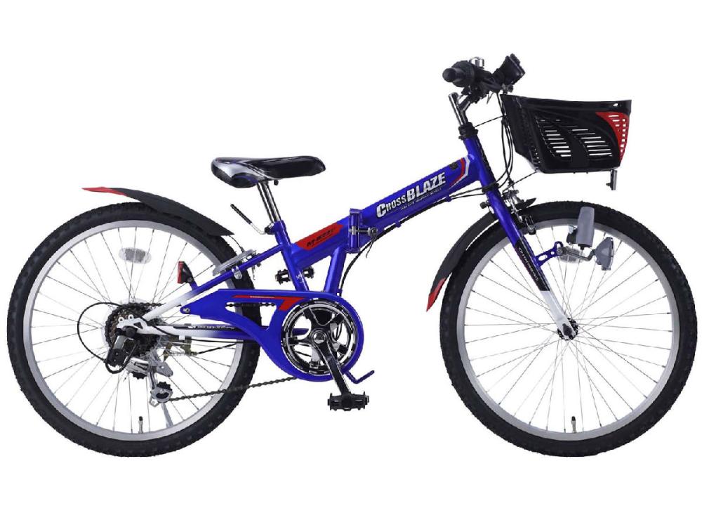 マイパラス 折りたたみジュニアMTB22インチ・6段ギア ブルー M-822F