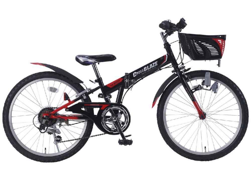 マイパラス 折りたたみジュニアMTB22インチ・6段ギア ブラック M-822F