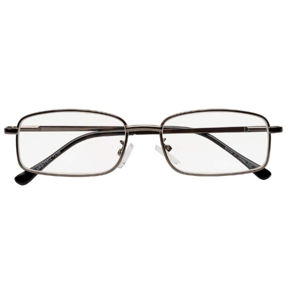 気軽に掛けられる老眼鏡 メタルフレーム ２．５度 ＫＲＧ－ＦＭ０２－２．５の通販 | ホームセンター コメリドットコム