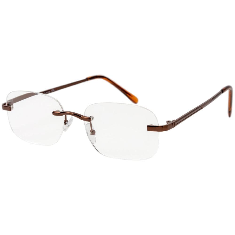 気軽に掛けられる老眼鏡 メタルフレーム 2.5度 KRG-TM05-2.5