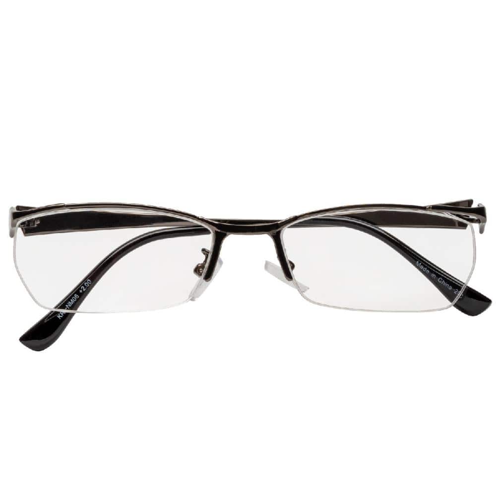 気軽に掛けられる老眼鏡　メタルフレーム　１．０度　ＫＲＧ－ＮＭ０６－１．０