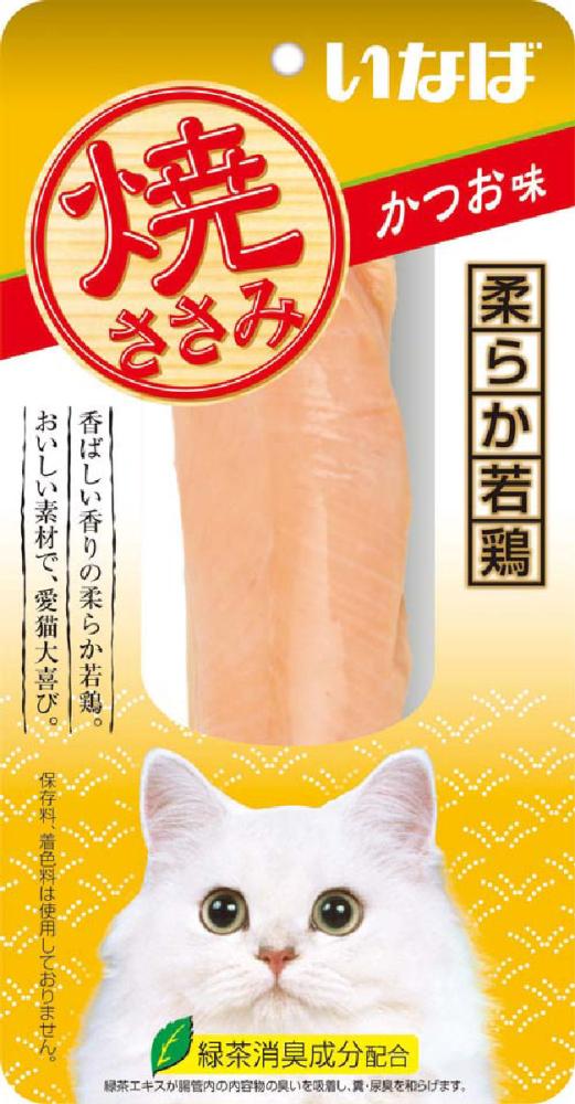 【　おとたん　】　いなば　焼かつお・焼きささみ 焼かつお・焼ささみ 10本入り バラエティ | 商品情報