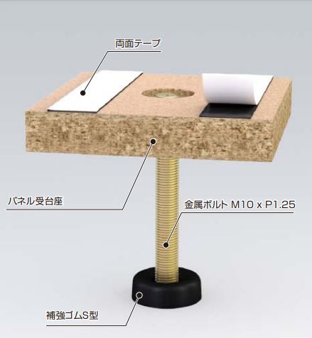 プレフロアー　支持脚　５０Ｓ