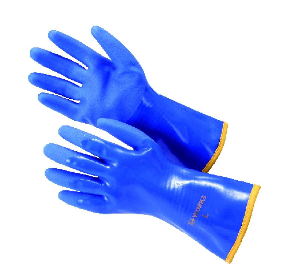 ２重インナー 防寒防水オールコート手袋 ブルー ｍ ａｗ ｉｑの通販 ホームセンター コメリドットコム