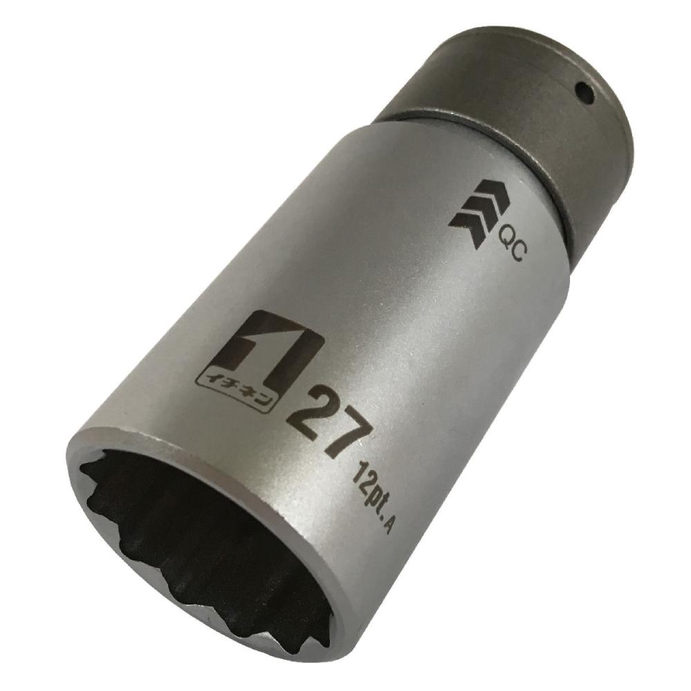 イチネンアクセス MUSTTOOL QCソケット S12角 IM-4W27-12K