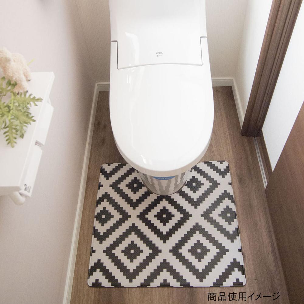 拭ける 抗菌 防臭 北欧風トイレマット クロスの通販 ホームセンター コメリドットコム