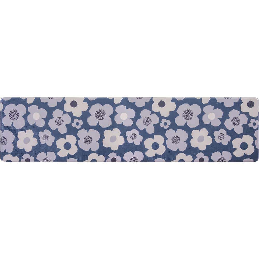 オカトー 拭ける北欧風キッチンマット ４５ １２０ｃｍ フラワーの通販 ホームセンター コメリドットコム