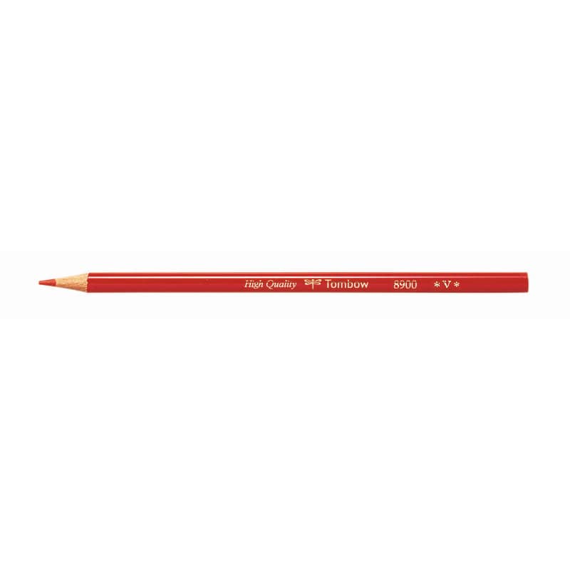 トンボ鉛筆　赤鉛筆　８９００　Ｖ
