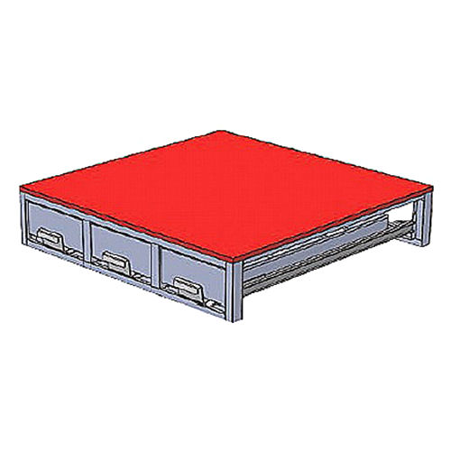 ジェフコム システムキャビネット3列引出 SCT-F01