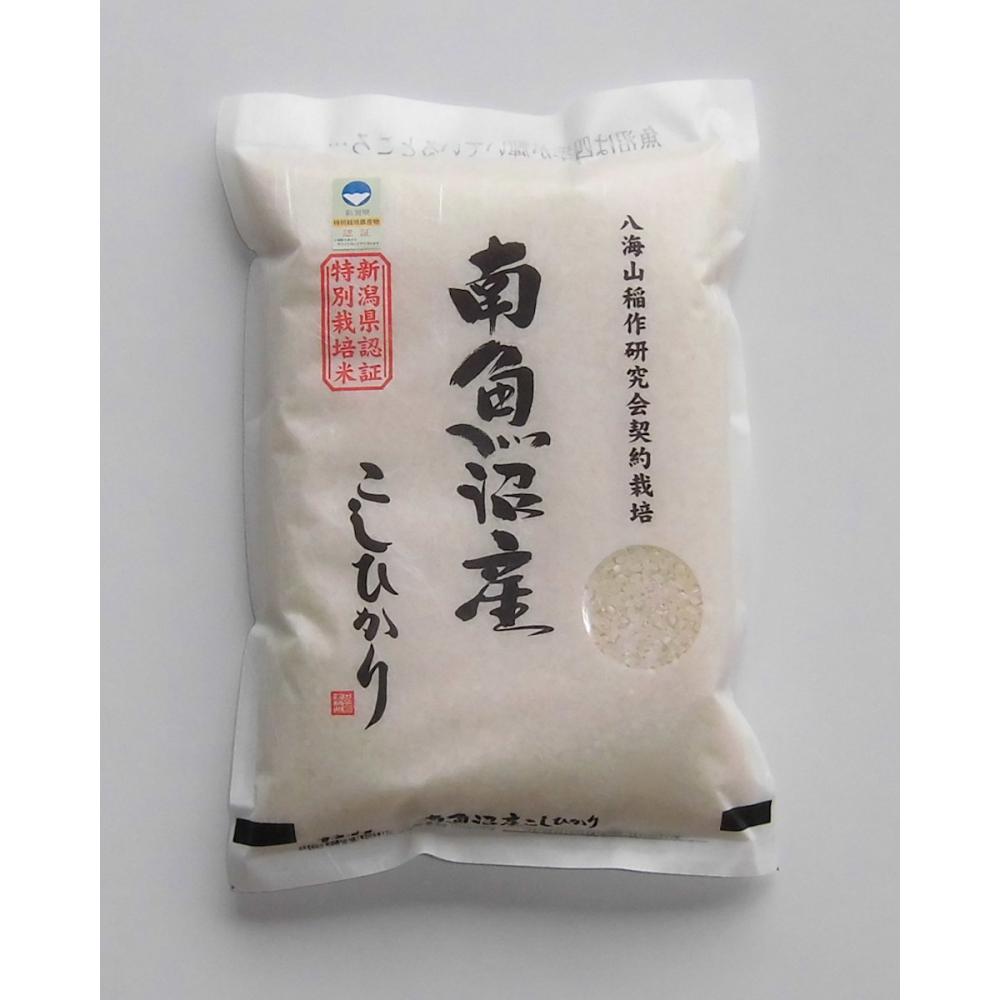 新潟県産 令和7年度 新潟県認証特別栽培米 魚沼産こしひかり米輝 精米10kg(5kg×2)