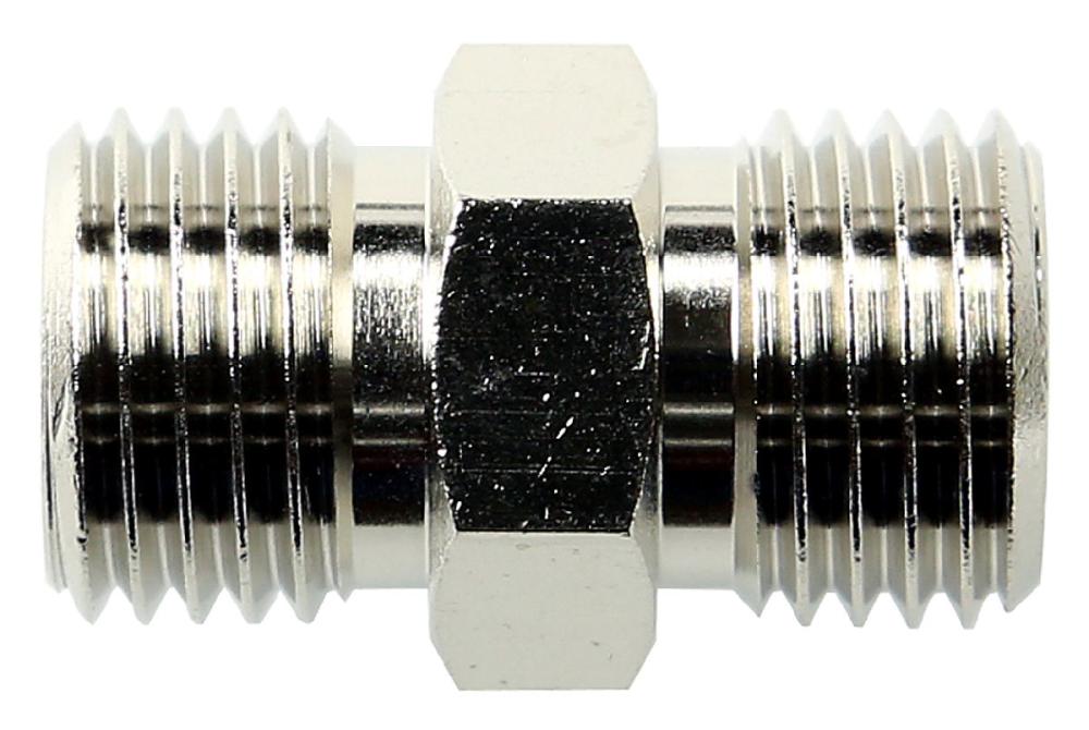 新潟精機　ニップル　同径　平行めねじ用×平行めねじ用　ＡＧ－Ｎ－１２２