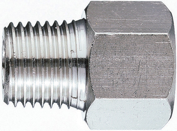 新潟精機　ブッシュ　同径　めねじ用×平行おねじ用　ＡＧ－Ｎ－９２２