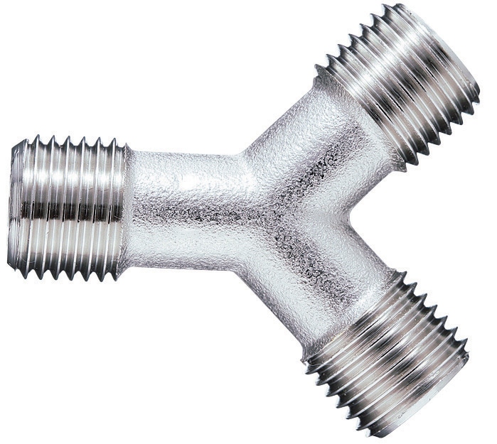 新潟精機　Ｙ型ニップル　同径　平行めねじ用　ＡＧ－Ｎ－１２２Ｙ