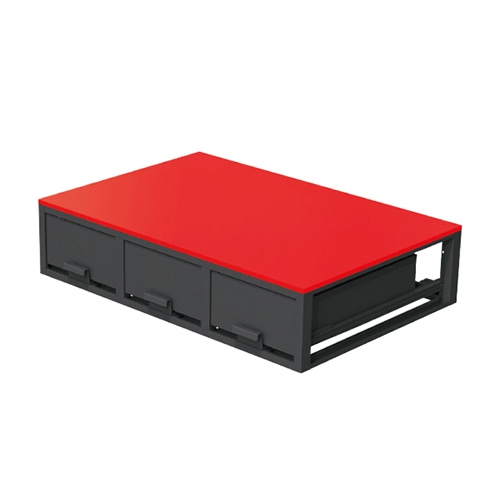 ジェフコム　バンキャビネット（３列引き出し）　ＳＣＴ－Ｆ０６