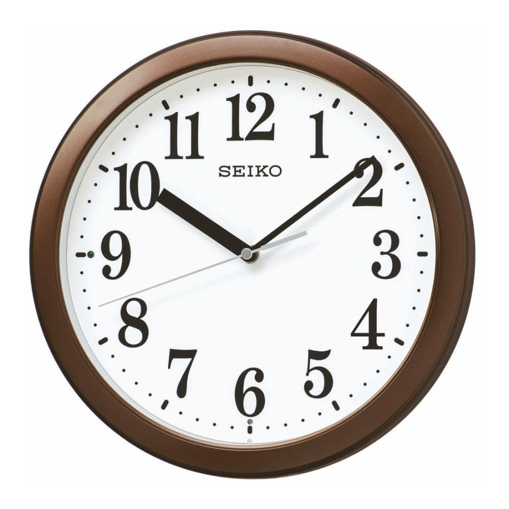 セイコー　電波掛時計　ブラウン　ＫＸ２５６Ｂ