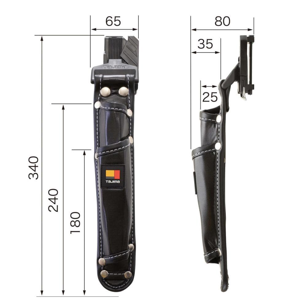 タジマ（ＴＪＭデザイン）　着脱式工具差し　２本差しドライバー用　ＳＦＫＳＮ－Ｐ２ＳＤ