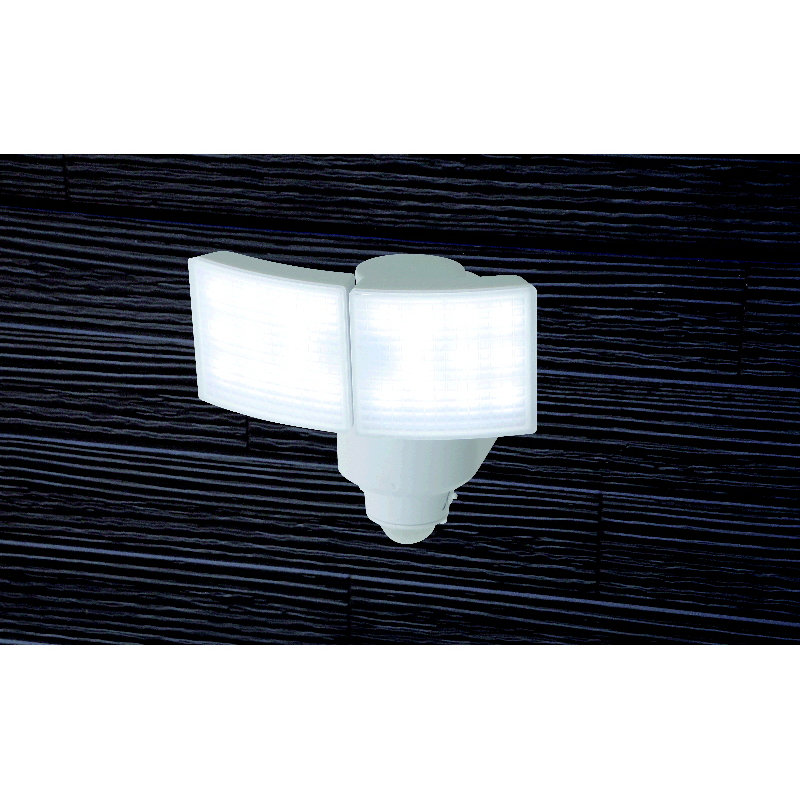 ＲＥＴＺＬＩＮＫ　乾電池ＬＥＤセンサーライト　５００ｌｍ　２灯