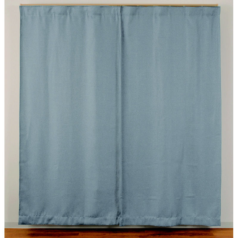 間仕切りカーテン　ツイル　ブルー　９５×１３５ｃｍ　１枚入