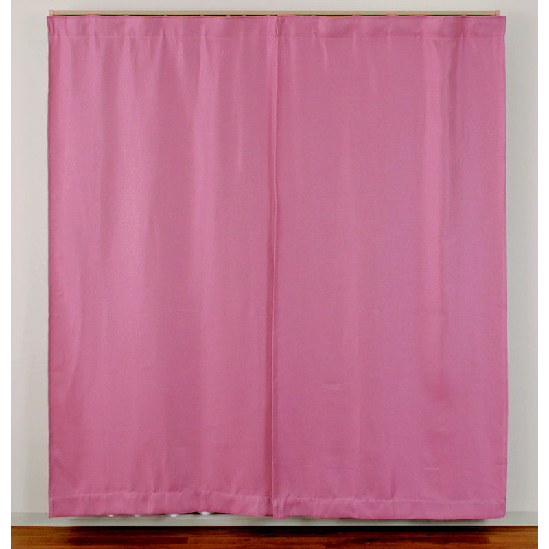 間仕切りカーテン　ツイル　ピンク　９５×２００ｃｍ　１枚入