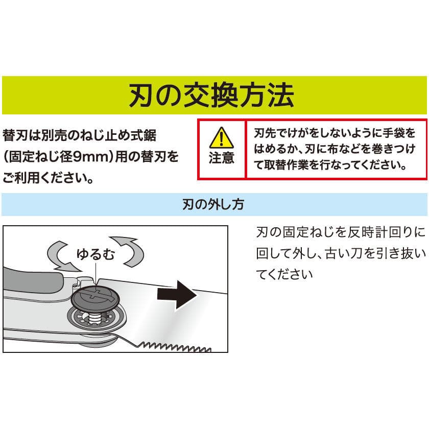 ゴミ分別折込式鋸　２１０ｍｍ　本体　ＫＷ－２１０