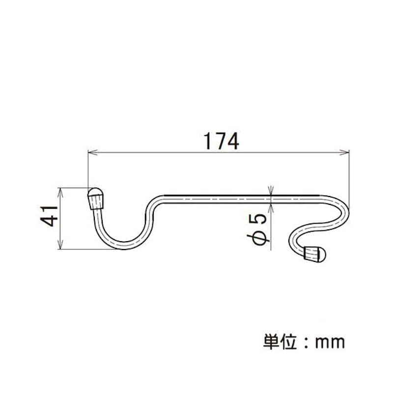 イレクターツイストフック２８　ＥＦ－１２６９ＳＵＳ