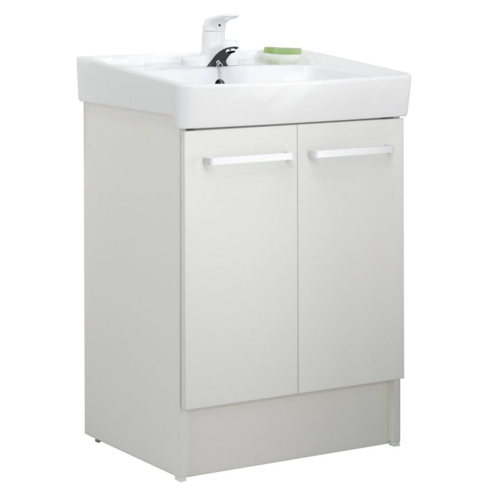 LIXIL INAX 洗面化粧台 D7シリーズ シングル水栓 扉タイプ 間口75cm 寒冷地用 ホワイト D7N5-754N/VP1W