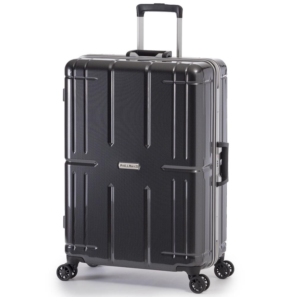 アジアラゲージ　スーツケース　ハードキャリー　ＣＢＫ　カーボンブラック　８０Ｌタイプ　ＡＬＩ－０１１Ｒ－２６