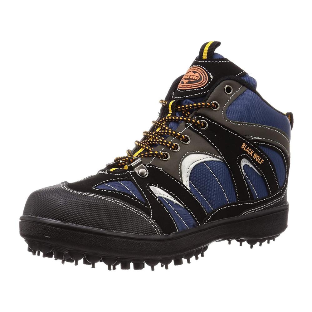 オカモト　ブラックウルフ　紳士スパイクスニーカー　ネイビー　２６．５ｃｍ　ＫＭＰ－９６０９ＮＶ