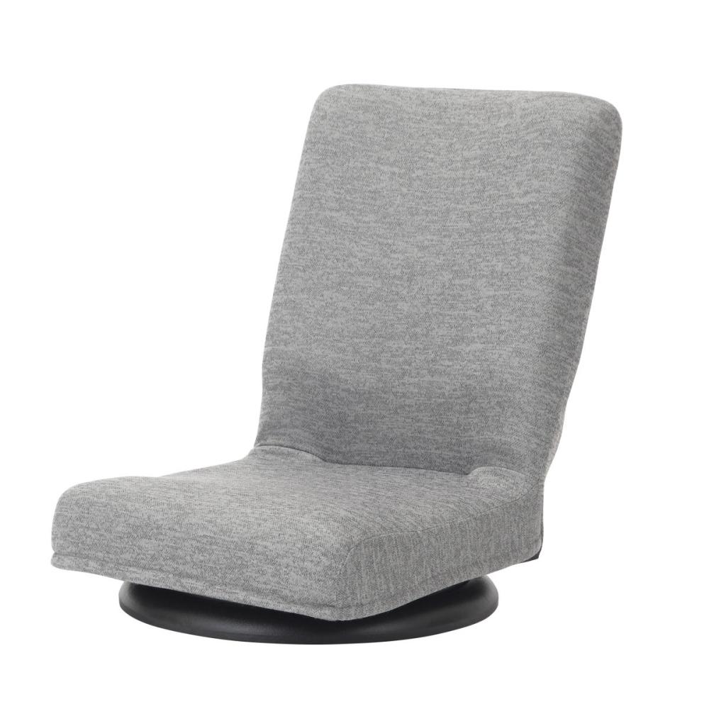 アテーナライフ コンパクトフィット回転座椅子 グレーの通販 ホームセンター コメリドットコム