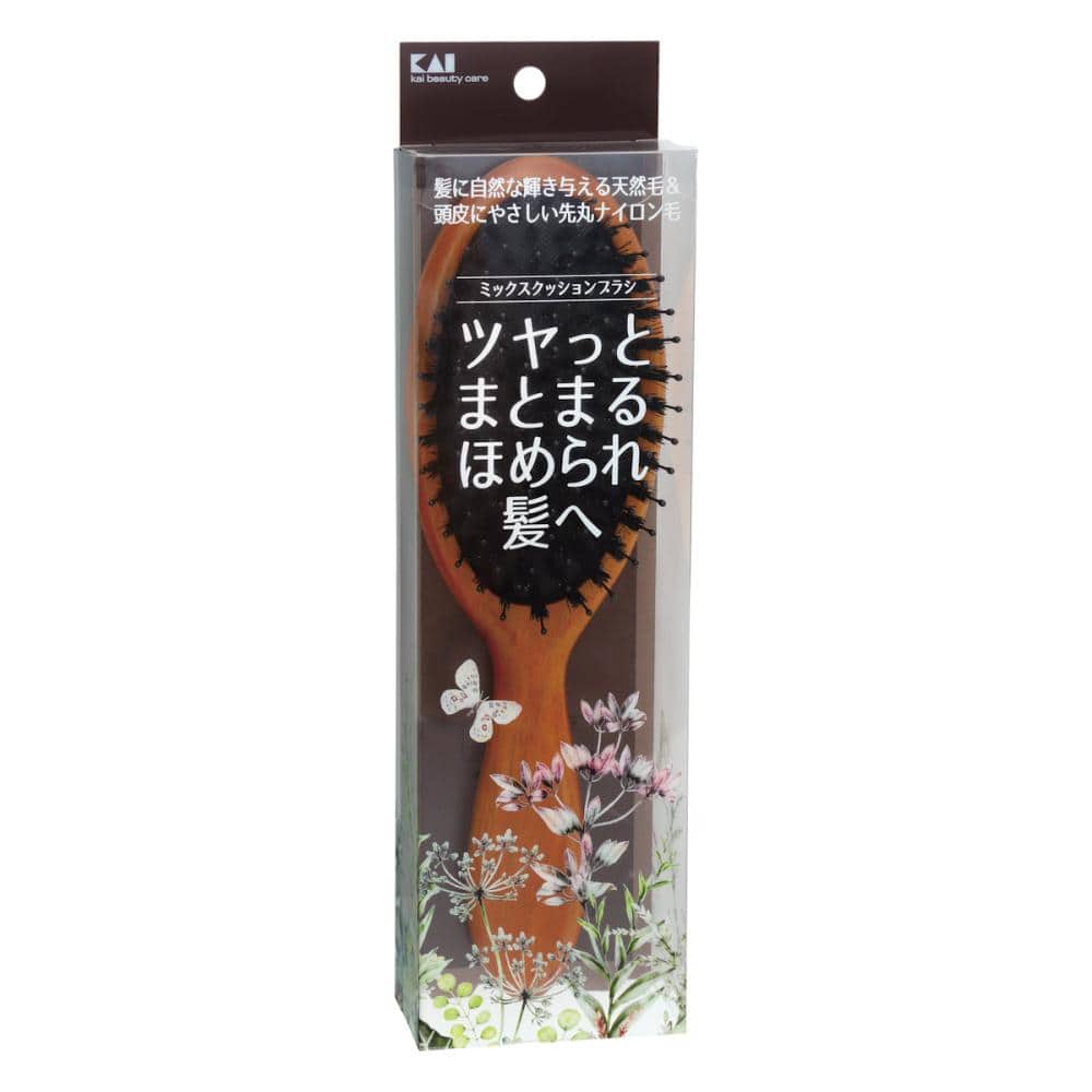 貝印　ミックスクッションブラシ
