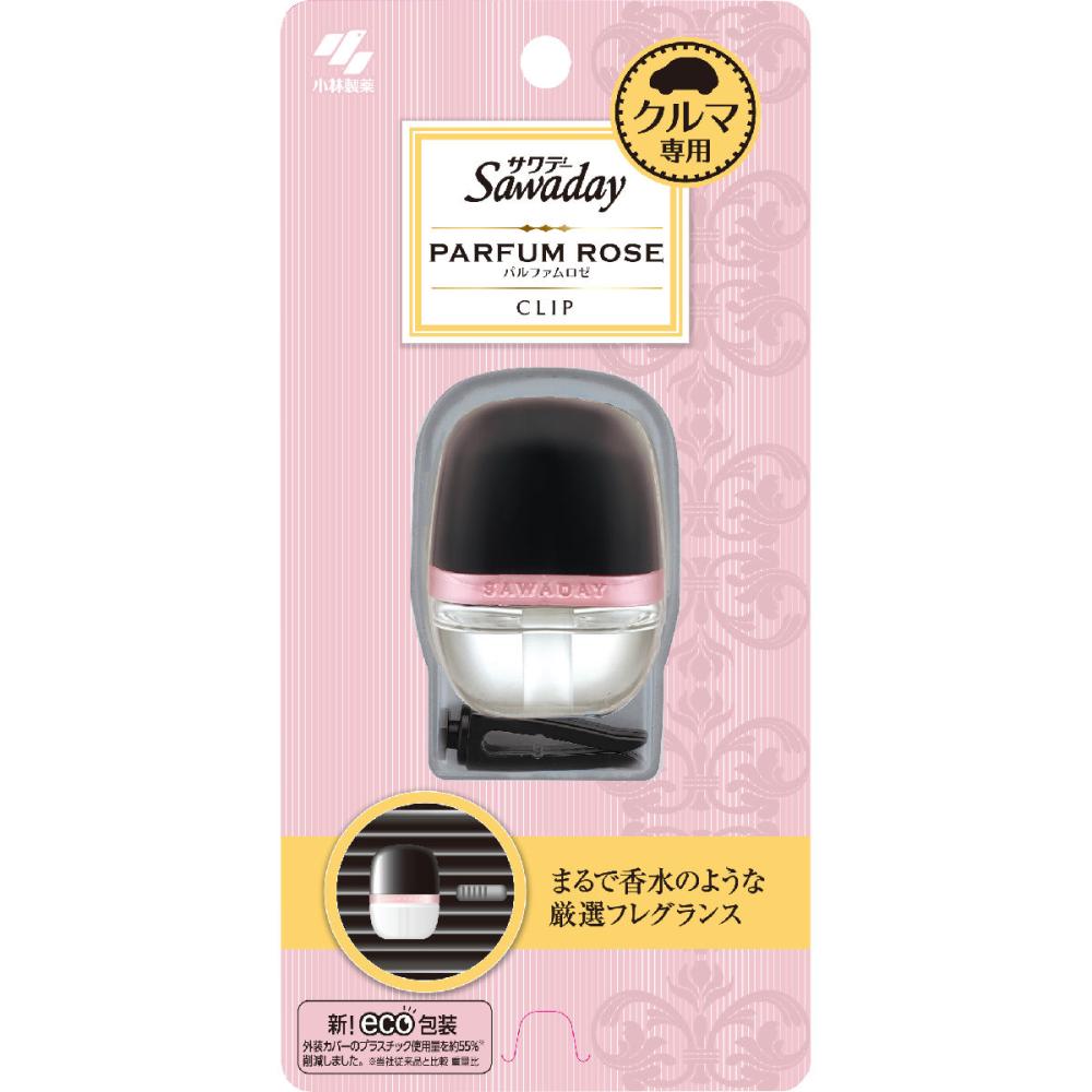 小林製薬 サワデー クルマ専用クリップ パルファムロゼ