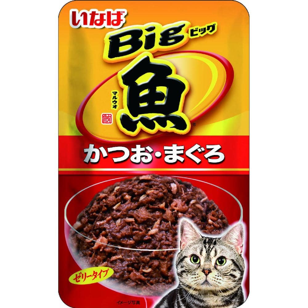 いなば　Ｂｉｇマルウオ　かつお・まぐろ　８０ｇ