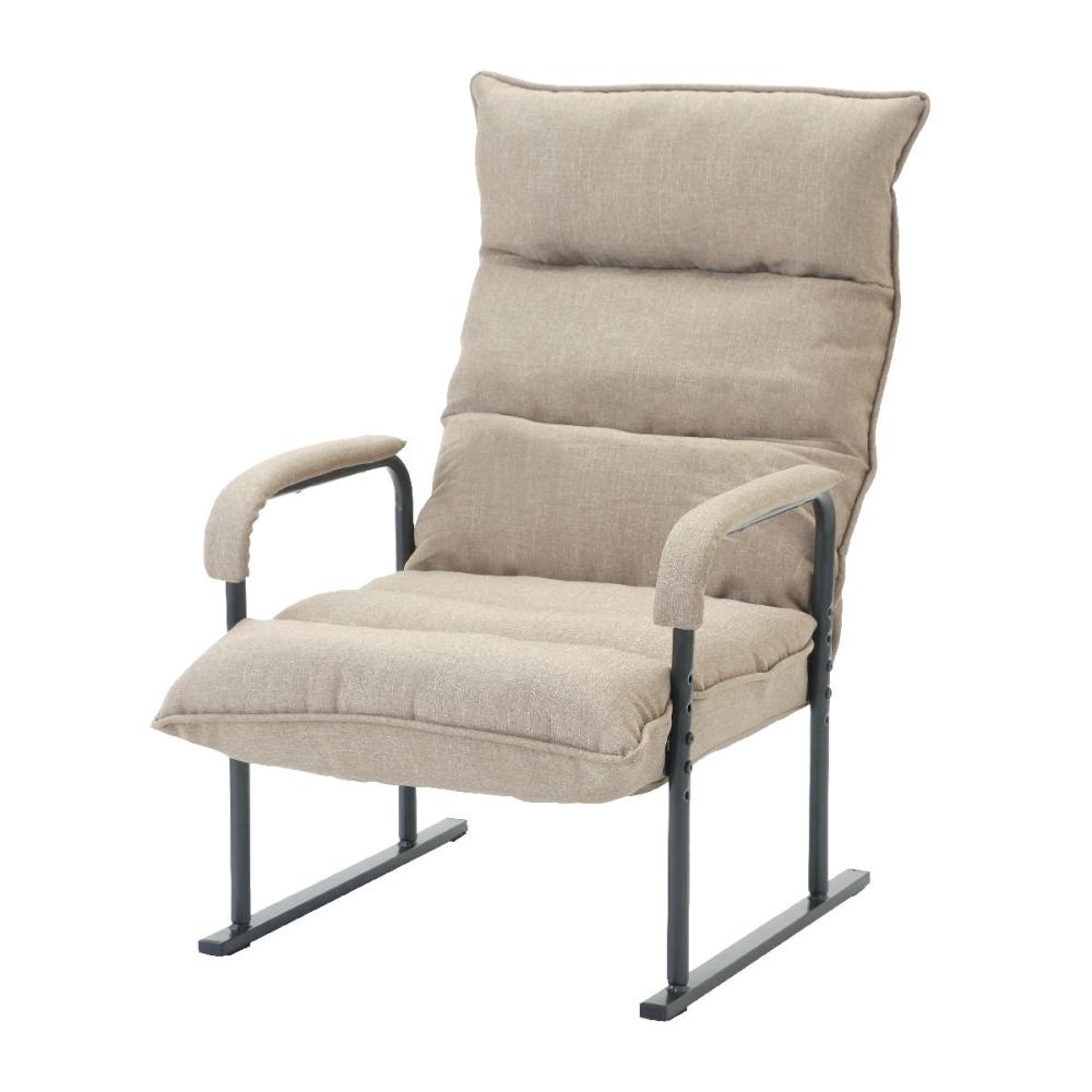 アテーナライフ ヘッドサポート付きリビング高座椅子 ベージュ Ｚ３９９の通販 | ホームセンター コメリドットコム