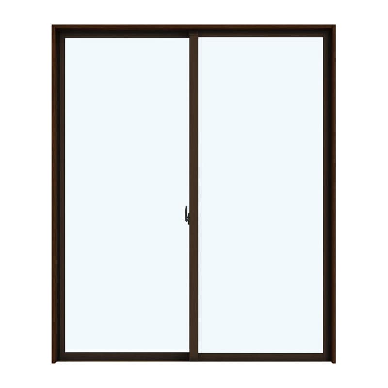 引違い窓　エピソードⅡ　ＮＥＯ　幅１６９０×高さ１８３０ｍｍ　ガラス：透明　外色：ブラウン　内色：ダークブラウン