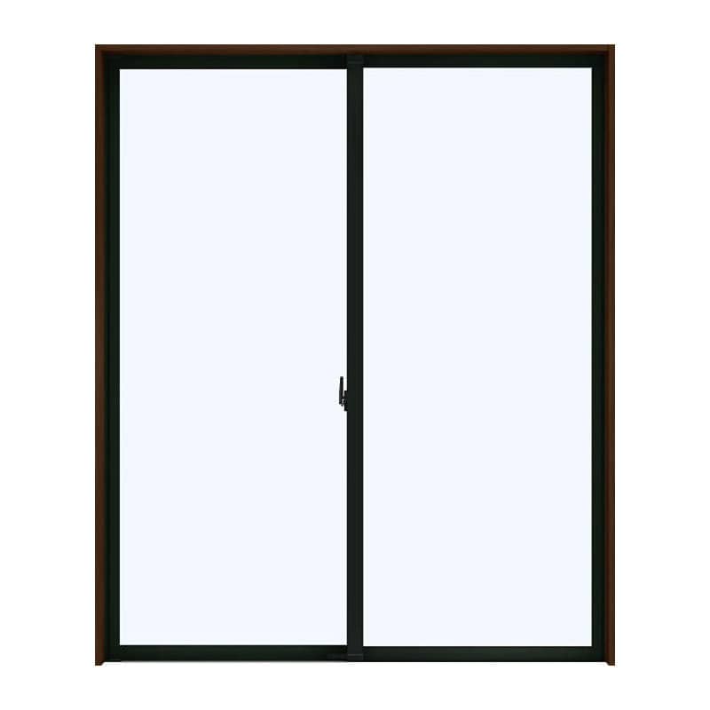 引違い窓　エピソードⅡ　ＮＥＯ　幅１６４０×高さ１８３０ｍｍ　ガラス：透明　外色：カームブラック　内色：カームブラック