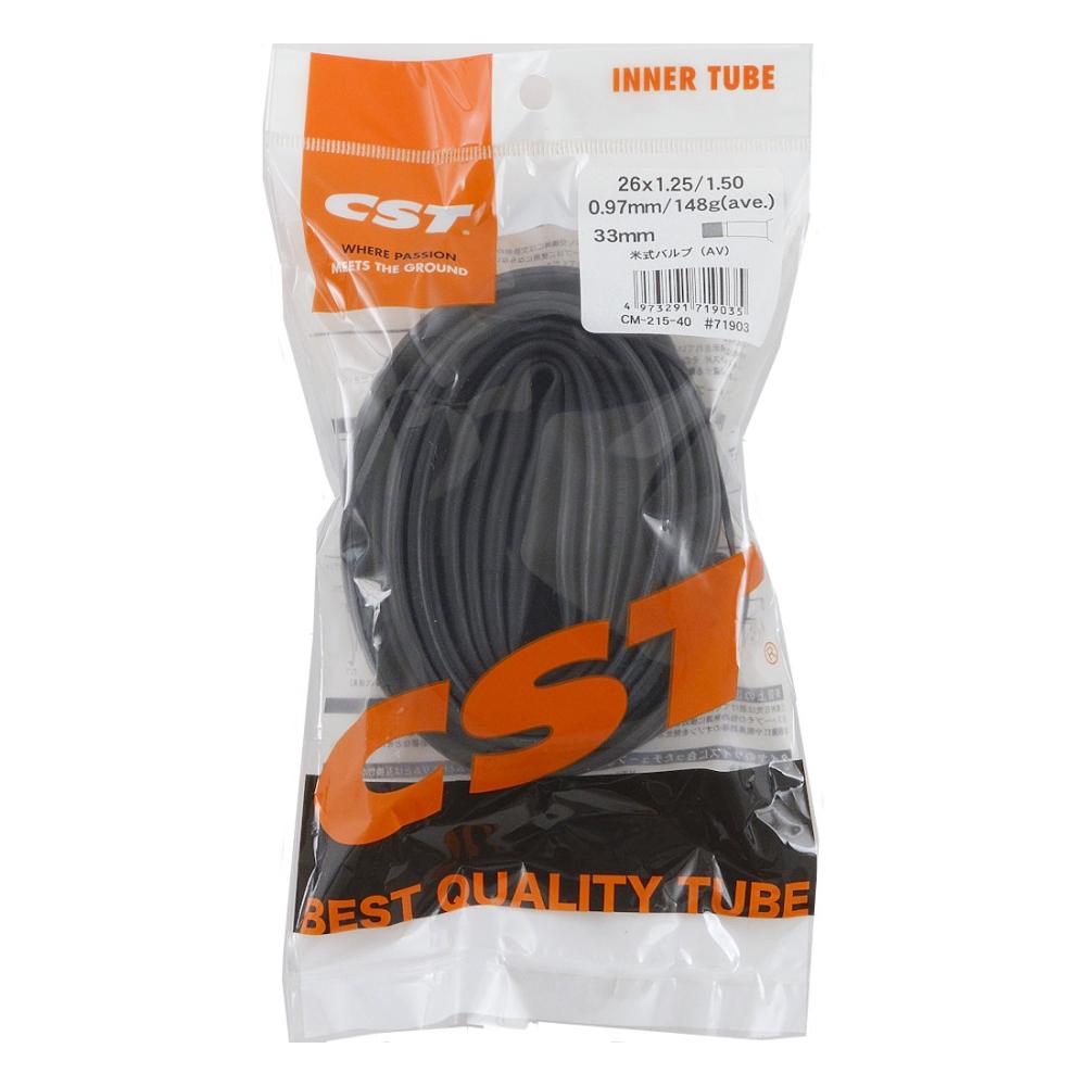 ＣＳＴ　タイヤチューブ　２６×１．２５　ＡＶ　７１９０３