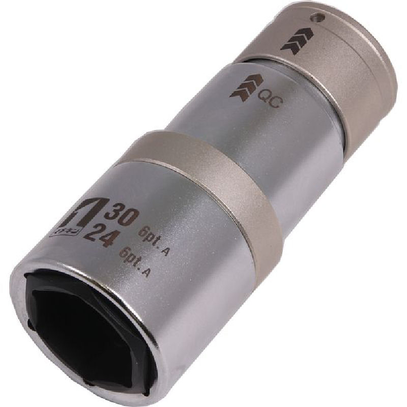 イチネンアクセス　ＱＣソケット　ダブル　２４／３０ｍｍ　６角　ＩＭ－４Ｗ１２４３０Ｉ－６Ｋ
