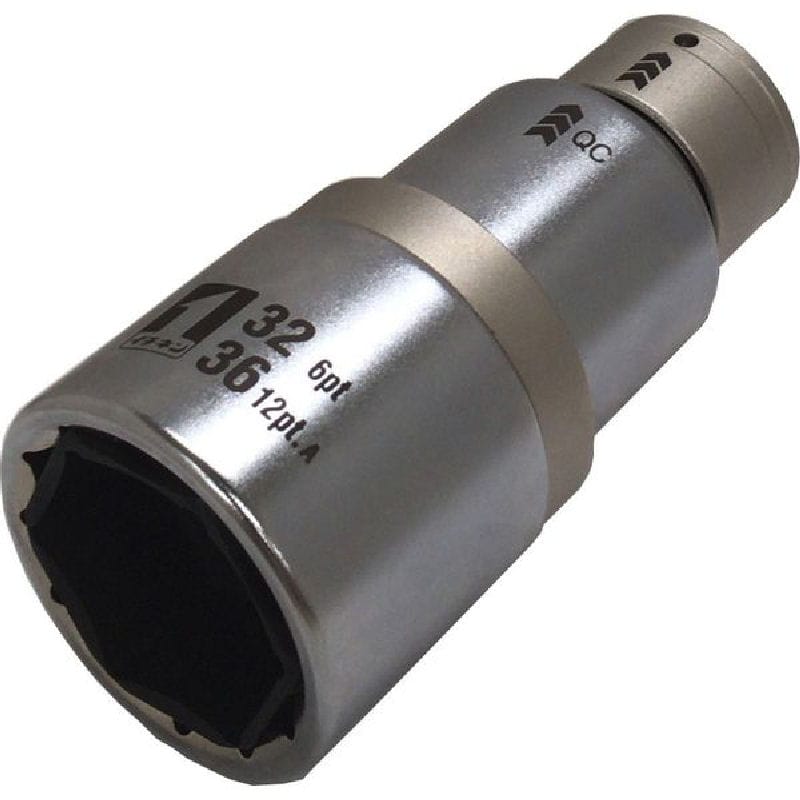 イチネンアクセス　ＱＣソケット　ダブル　３２／３６ｍｍ　６／１２角　ＩＭ－４Ｗ３２３６Ｉ－６１２Ｋ
