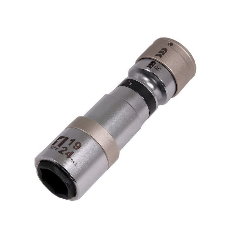 イチネンアクセス QC首振ソケット ダブル 19/24 6角 IM-4W1924IUN-6K