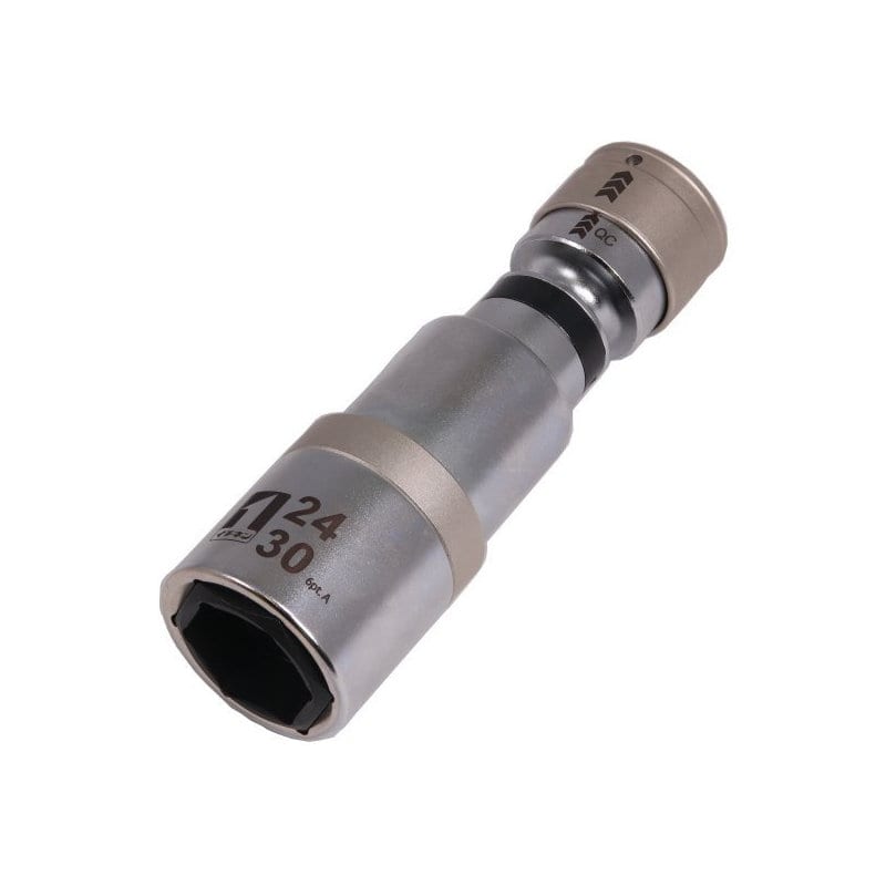 イチネンアクセス QC首振ソケット ダブル 24/30 6角 IM-4W2430IUN-6K