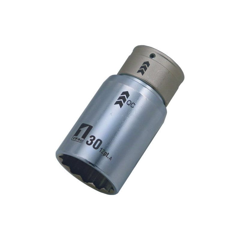 イチネンアクセス QCソケット シングル 30mm 12角 IM4W30-12K