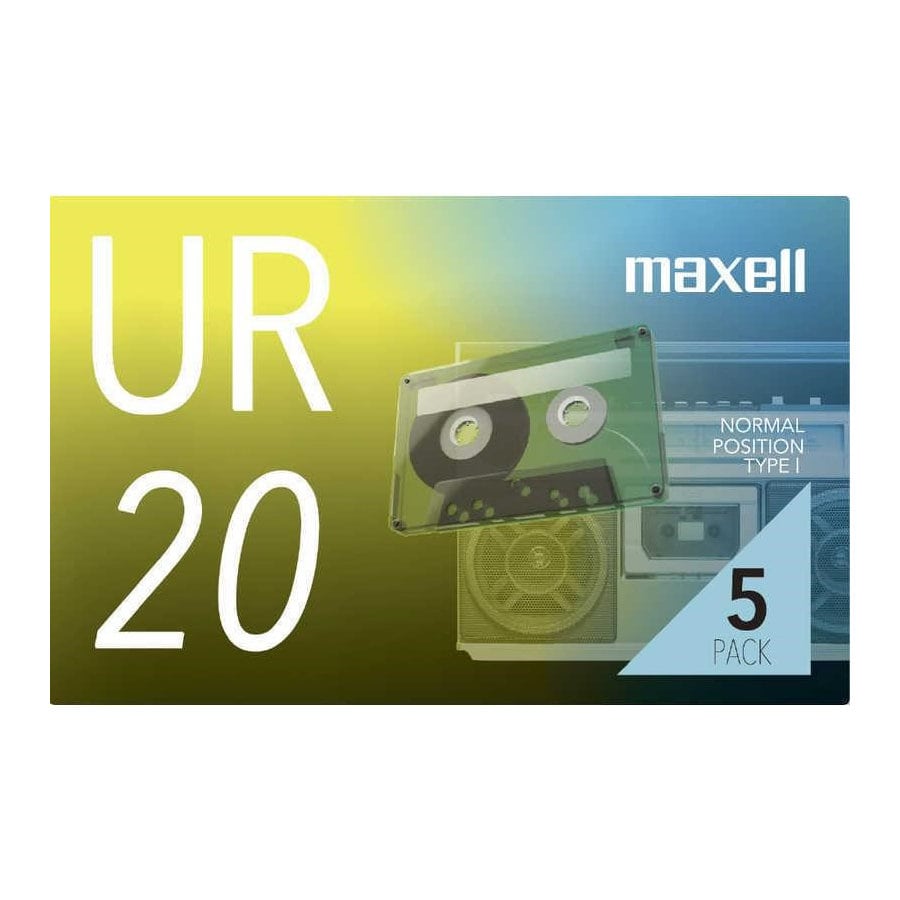 マクセル 録音用カセットテ-プ20分 5巻 UR-20N5P