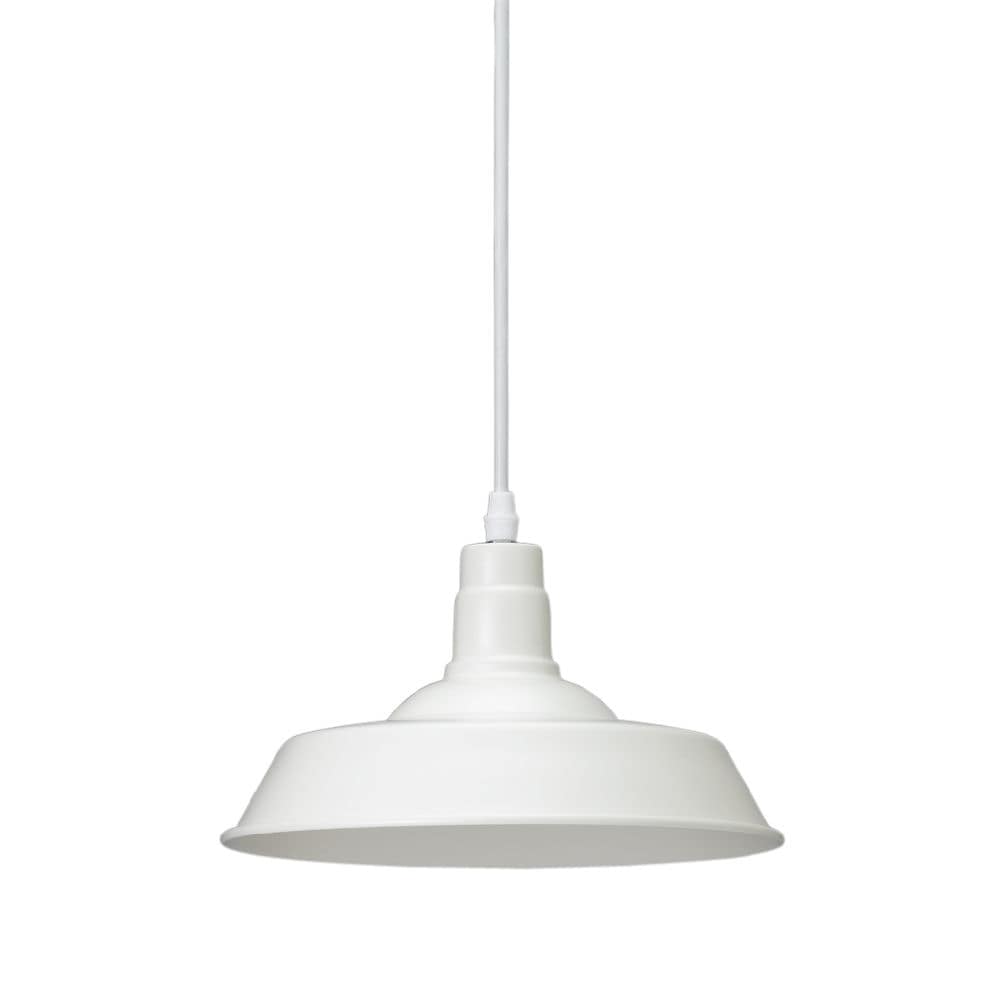 ヤザワ　アルミペンダント　中　ホワイト　１灯用　ＰＤＸＴ０２ＷＨ　（電球別売り）