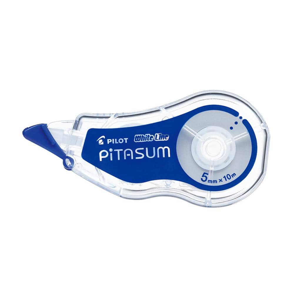 パイロット　修正テープ　ホワイトライン　ピタスム　５ｍｍ　ブルー　３個入り