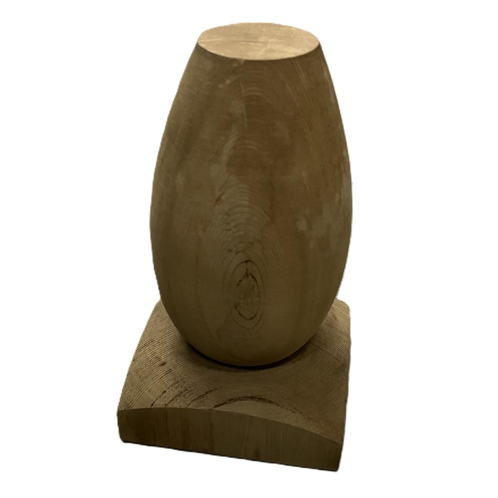 越井木材工業　防腐ヒノキ　柱キャップ　ＯＲ－Ｈ